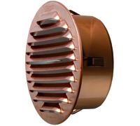 GRIGLIA DI AERAZIONE IN RAME Ø mm. 175 imbocco Ø mm. 150