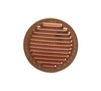 GRIGLIA DI AERAZIONE TONDA AD INCASSO IN RAME Diam.145 FIRST