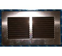 GRIGLIA DI AREAZIONE IN RAME mm 240x140 CON RETE ANTI INSETTI
