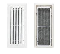 Griglia di Copertura a tapparella in ABS di Ventilazione Rettangolare con Filtro,griglia di Scarico del Condotto della griglia di Ventilazione della serranda dell'uscita dell'Aria condizionata