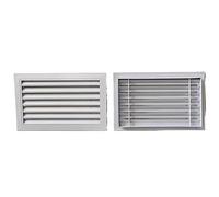 Griglia di copertura dello sfiato Griglia di ventilazione in lega di alluminio finestra di raffreddamento presa a muro presa for pioggia aria condizionata piastra di copertura decorativa piastra di co