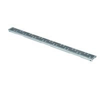 Grille design TECEdrainline "basic" pour receveurs de douche droits, 700mm, 600711, 600711, Versione: spazzolato