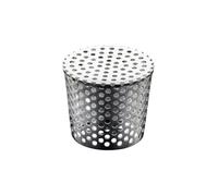 Griglia di drenaggio da giardino in acciaio resistente, design a prova di flussi d'aria di scarico dell'acqua per esterni, ottimizza per la copertura di scarico del pavimento ventilata