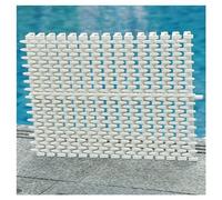 Griglia di drenaggio efficiente per Piscine, Copertura per grondaia da Bagno Pieghevole, griglia di Scarico a Pavimento 20x100 cm, Set da 6 per la Gestione del Troppo Pie