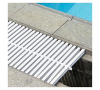 Griglia di Drenaggio for Piscina, Copertura di Drenaggio A Trincea Estensibile, Copertura di Scarico in Plastica PP, for Piscine, Ponti, Patii E Vialetti(10PCS/30cm)