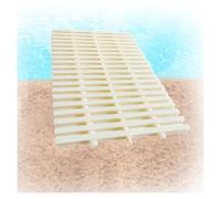 Griglia di drenaggio for Piscina, griglia di Copertura Estensibile, griglia di Scarico in plastica ABS, for Piscine, vialetti e Cortili.(15x100cm/1pcs)