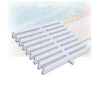 Griglia di drenaggio for Piscina, griglia di drenaggio in plastica, strutture di Supporto for Piscina, for Ponti, vialetti e patii(25x100cm/5pcs)