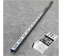 Griglia di drenaggio in acciaio inox con pozzetto rimovibile, per esterni, patio, bagno, giardino e marciapiede, resistente alla ruggine e facile da installare
