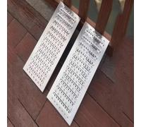 Griglia di drenaggio in acciaio inox,griglia di drenaggio per canalette,griglia di drenaggio a pavimento per cortile,griglia di drenaggio a piastra per canalette pgiardino(2PCS,W35cm/13.78in)