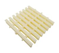 Griglia di drenaggio per piscina esterna e interna, copertura per scarico del pavimento in plastica ABS, protezione filtro grondaia, 10 pezzi 20 x 100 cm, accessori per piscina per un drenaggio