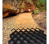 Griglia di ghiaia da 5,1 cm, stabilizzatore per vialetto, opzioni da 0,9 m/1,8 m/3 m/4 m/6,1 m/7,0 m/7,9 m/9,1 m, soluzione per vialetti di ghiaia per carichi pesanti per parcheggi leggeri