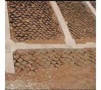 Griglia di ghiaia in plastica nera per vialetti e giardini, rete per pavimentazione a nido d'ape da 1-10 m, bilizer per ghiaia per sentieri erbosi, soluzione per lacaping all'aperto.