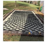 Griglia di ghiaia Pavers2Inch Altezza a nido d'ape per vialetto e capanno da giardino Base di controllo del fango Mesh durevole passerella griglia per supporto di carichi pesanti