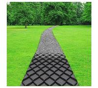 Griglia di ghiaia per vialetti da 5,1 cm, griglia stabilizzatrice per ghiaia/cemento/sabbia, base tagliabile per giardini, capannoni, patii e sentieri