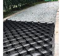 Griglia di Ghiaia per vialetti - Griglia di Terra a Nido d'Ape per Il Controllo del Fango, Base per vialetti e capannoni, geogriglia antideformazione, Disponibile nelle Dimensioni 3x5 m / 10