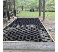 Griglia di ghiaia per vialetto 5 cm di profondità, permeabile, sistema di stabilizzazione per terrazza, sentiero, luce di accesso, parcheggio, erba e base di ghiaia.