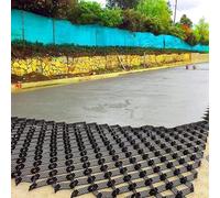 Griglia di ghiaia permeabile spessa 5,1 cm, per patii e sentieri, stabilizzatore per terreno per erba, resistente e facile installazione (dimensioni 4 x 10)