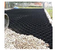 Griglia di ghiaia resistente per vialetti di altezza 5,1 cm, stabilizzatore del suolo per controllo del fango agricolo, griglia per ghiaia per parcheggi e sentieri