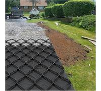 Griglia di ghiaia spessa 5,1 cm, stabilizzatore Geocell resistente, griglia Geocell da 0,9 m/1,8 m/3 m/4,9 m/6,1 m/7,9 m/9,1 m, griglia Geocell per collina, cortile, giardino, vialetto (1 x 2 m)