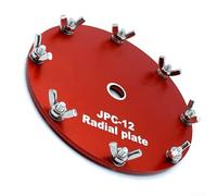 Griglia di messa a terra in alluminio portatile per antenna a onde corte PAC12 JPC12 Compatta e robusta per una stabilità ottimale in varie condizioni
