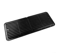 Griglia di montaggio per ventola del frigorifero, per caravan e camper, griglia di montaggio per Thetford 62445480, in ABS, 483 mm x 186 mm (nero)