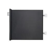 Griglia di protezione per scale e porte, senza foratura, per animali domestici, in rete estraibile (78-130 cm), per scale, balcone, garage con ganci e supporti (g)