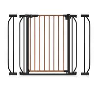 LIONELO Truus Slim Cancelletto di sicurezza, Larghezza regolabile da 75 fino a 105 cm con Fissaggio a pressione, Apertura entrambe le direzioni, Altezza 77 cm, Autobloccante