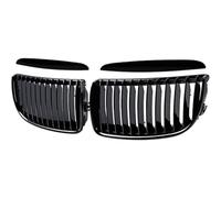 Griglia di Radiatore Compatibile Con BMW Per E90 E91 2005-2007 2008 Griglia Anteriore A Doppio Rene Con Stecca Singola Berlina/tour Griglia Anteriore Griglia Radiatore(Matte black)