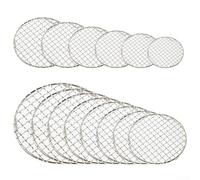 Griglia di raffreddamento in acciaio inossidabile 201, griglia rotonda per cottura e griglia, dispone di tre gambe stabili e liscia lucida per una facile pulizia (20 cm)