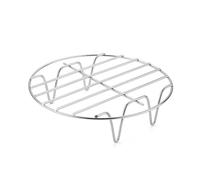 Griglia di raffreddamento rotonda, griglia per forno, griglia per barbecue, ripiano rotondo in acciaio inox, lavabile in lavastoviglie, accessori per barbecue per verdure