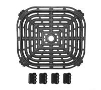 Griglia di ricambio per friggitrice ad aria con acciaio inossidabile per uso alimentare e rivestimento antiaderente, compatibile con friggitrici ad aria da 6 litri