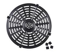 Griglia di ricambio per friggitrice ad aria con maniche in silicone per una manipolazione e conservazione sicure (20 cm)