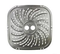 Griglia di ricambio per friggitrice ad aria PowerXL per Vortex Pro 8QT in acciaio al carbonio antiaderente con design pratico e linguette in gomma per una migliore cottura (24 x 24 cm)
