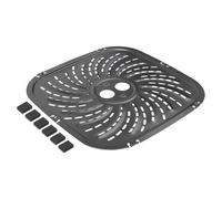 Griglia di ricambio per friggitrice ad aria PowerXL per Vortex Pro 8QT, in acciaio al carbonio di lunga durata per una cottura sicura (24 x 24 cm)