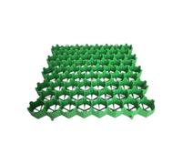Griglia di rinforzo for vialetti in ghiaia di plastica, griglia for vialetti in erba, basi for lastre di pavimentazione, griglie for vialetti, 4 griglie = 1 m² (50x50 cm, verde)(5cm-12 pieces)