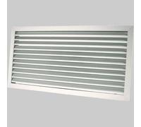 GRIGLIA DI RIPRESA AD ALETTE FISSE 45° 500x150 mm