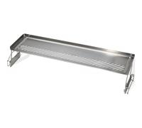 Weber Griglia scaldavivande a Due Livelli, per Piastra in Ardesia da 76 cm, Accessorio in Acciaio Inox con Bordi rialzati e Fessure Strette, Design Regolabile in Altezza, Solo Lavaggio a Mano, 7,4 x