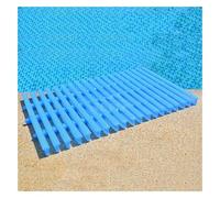 Griglia di scarico blu per piscina - 30 cm, in plastica antiscivolo, per un drenaggio efficiente e una corretta manutenzione in caso di trabocco. Soluzione di grigliatura resistente e sicura per