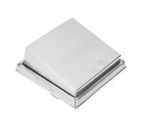Griglia di scarico in acciaio inox 304, progettata per spazi interni come bagni e cucine (125 mm)