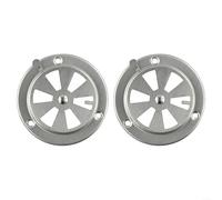 Griglia di scarico per barbecue, 2 ammortizzatori regolabili per un migliore controllo del flusso d'aria