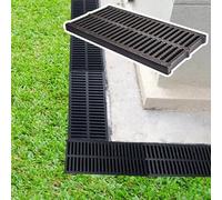 Griglia di scarico per esterni per una gestione efficace dell'acqua - coperture durevoli per garage, sentieri e cucina