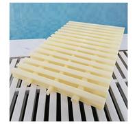 Griglia di scarico per piscina, Griglia di drenaggio for piscina, copertura in plastica ABS con giunzione ad angolo 90 gradi, 15-30 cm x 100, confezione da 2(30x100CM/20pcs)