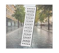 Griglia di scarico quadrata in acciaio inossidabile 304 con coperchio rinforzato, 15 x 58 x 2,5 cm, perfetta per un drenaggio fluido e resistente copertura di scarico a pavimento