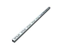 Griglia di scarico resistente in acciaio inox con base, canale di drenaggio esterno per cortile, giardino, patio e garage, soluzione durevole 5,1 x 1 1/8" per una gestione efficiente dell'acqua