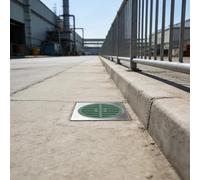 Griglia di scarico rotonda da 10,2 cm, in PVC verde, con filtro per detriti integrato e connettore per tubi, per giardino, balcone e cortile (10,2 cm)