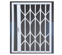 Griglia di sicurezza pieghevole per finestra, barra di sicurezza per una maggiore protezione, salva-spazio, protezione antifurto push-pull per case e uffici