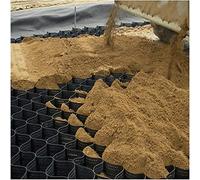 Griglia di sostegno da giardino alta 5,1 cm, per vialetti di ghiaia, pieghevole, per pavimentazioni paesaggistiche, antiscivolo, 3 x 4 m, soluzione per esterni