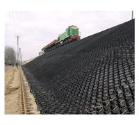 Griglia di stabilizzazione del pendio in HDPE da 1 pezzo - Controllo dell'erosione elevato da 2" e 4" for vialetti, patii e rive dei fiumi(6x50m (20x164ft) 5cm/2" High)