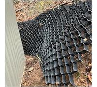 Griglia di stabilizzazione del terreno permeabile profonda, 5,1 cm, per progetti fai da te, luce vialetto, parcheggio, erba e aree di ghiaia. Dimensioni: 6 x 6 m