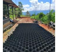 Griglia di stabilizzazione del vialetto - Griglia di 5 cm di spessore in polietilene, 5 x 7 m, ideale per sentieri di ghiaia, pendenze, maggiore stabilità e durata per uso esterno